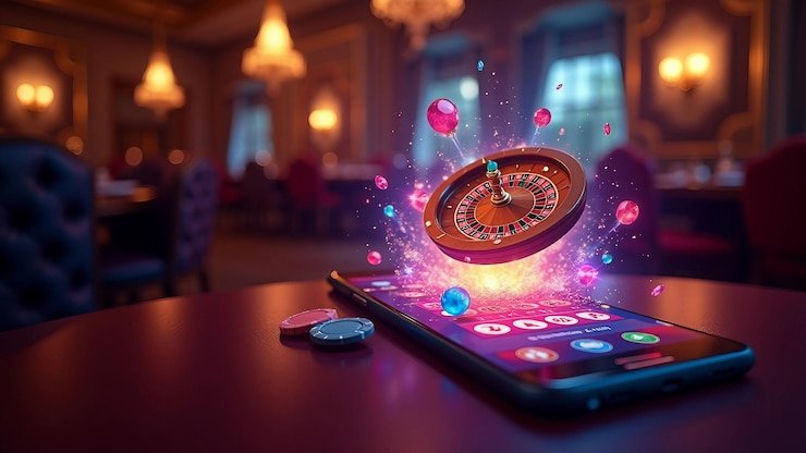 Tampilan smartphone memperlihatkan menu cepat dan intuitif di platform digital hiburan